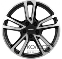 Диски Alutec Tormenta W7.5 R17 PCD5x112 ET36 DIA66.6 diamond black front polished