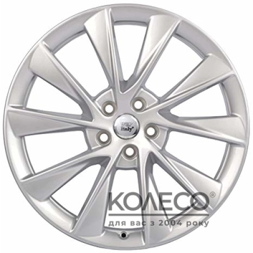 WSP Italy Tesla (W1401) Oxy W9 R21 PCD5x120 ET40 DIA64.1 silver