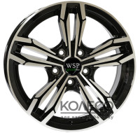 Диски WSP Italy Green Line (G401) Pear W6.5 R16 PCD5x112 ET35 DIA73.1 black polished