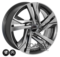 Диски Zorat Wheels BK5543 W7 R16 PCD5x108 ET38 DIA65.1 GP