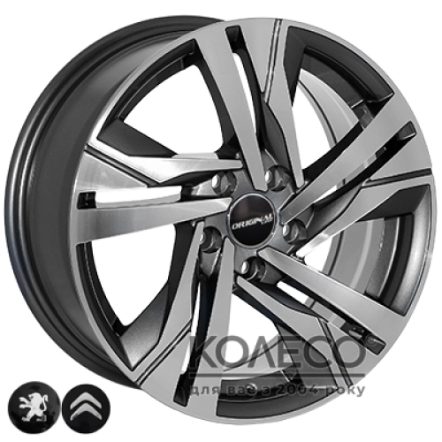Zorat Wheels BK5543 W7 R16 PCD5x108 ET38 DIA65.1 GP