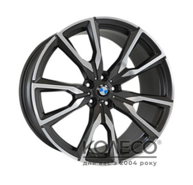 Replica BMW B989 W9.5 R21 PCD5x112 ET36 DIA66.6 Satin