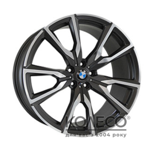 Replica BMW B989 W9.5 R21 PCD5x112 ET36 DIA66.6 Satin
