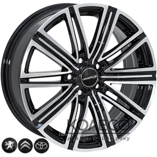 ZF FR769 W7 R17 PCD5x108 ET45 DIA65.1 BMF