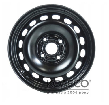 Audi OEM 8A0601025G W6 R15 PCD4x108 ET37 DIA57.1 Black