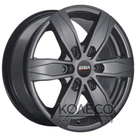 Disla Vanline 6 W7 R16 PCD6x130 ET55 DIA84.1 Black