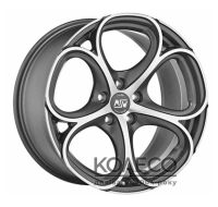Диски MSW 82 W8 R18 PCD5x108 ET50 DIA63.4 matt gun metal full polished