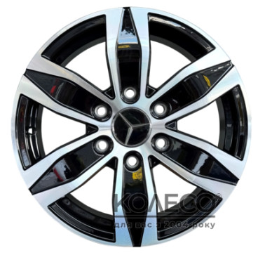 Replica Audi R1945 W7 R16 PCD6x130 ET50 DIA84.1 Black