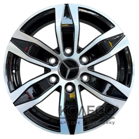 Replica Audi R1945 W7 R16 PCD6x130 ET50 DIA84.1 Black