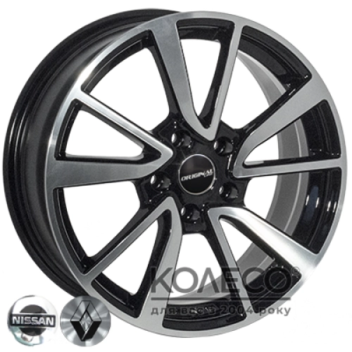ZW 6344 W6.5 R16 PCD5x114.3 ET40 DIA66.1 BP