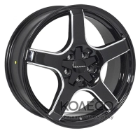 Диски ZF TL5655 W8 R18 PCD5x100 ET38 DIA73.1 Black