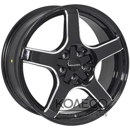 ZF TL5655 W8 R18 PCD5x100 ET38 DIA73.1 Black