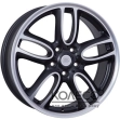 WSP Italy Mini (W1654) Amstel W7.5 R19 PCD5x120 ET52 DIA72.6 dull black polished