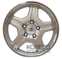 Диски WSP Italy Mercedes (W760) Matera W9.5 R18 PCD5x130 ET50 DIA84.1 silver polished