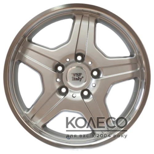 WSP Italy Mercedes (W760) Matera W9.5 R18 PCD5x130 ET50 DIA84.1 silver polished