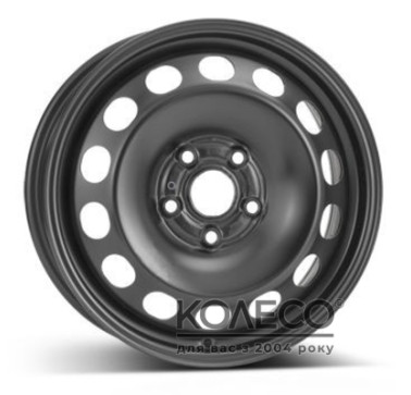 ALST (KFZ) 9915 Volkswagen W6.5 R16 PCD5x112 ET50 DIA57.1 Black