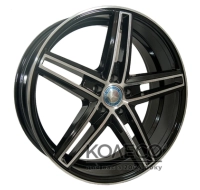 Диски Replica Audi GT BK917 W8 R20 PCD5x112 ET35 DIA66.6 BP