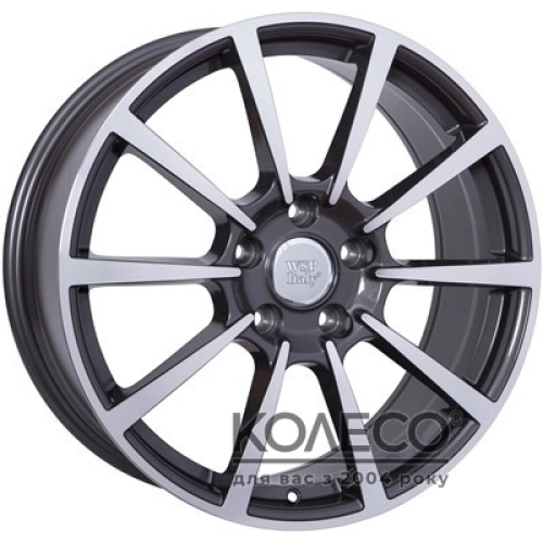 WSP Italy Porsche (W1055) Legend W8.5 R20 PCD5x130 ET51 DIA71.6 anthracite polished