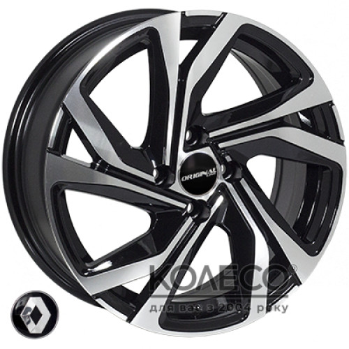 Zorat Wheels BK5762 W6.5 R16 PCD4x100 ET37 DIA60.1 BP