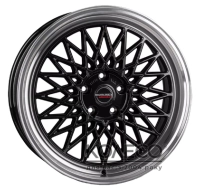 Диски Borbet B W8 R18 PCD5x112 ET45 DIA66.5 black rim polished