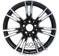 Диски Replica B7065 W9.5 R19 PCD5x120 ET35 DIA72.6 BKF
