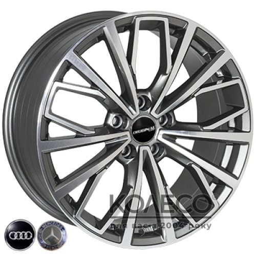 ZF FE186 W8 R18 PCD5x112 ET39 DIA66.6 GMF