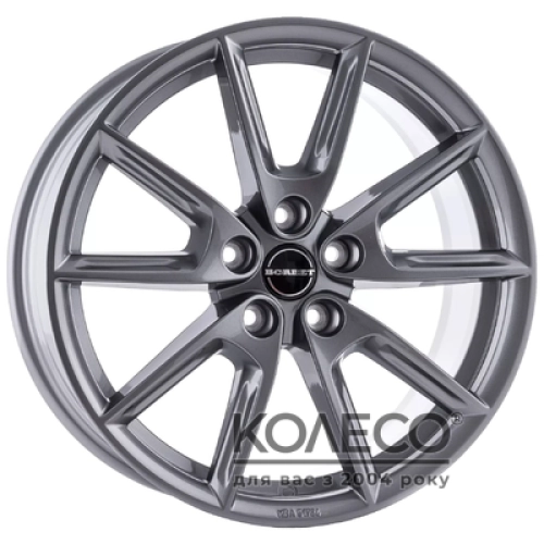 Borbet LX18 W8 R18 PCD5x112 ET44 DIA57.1 gloss grey