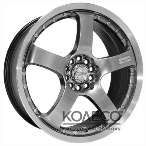 Kyowa Racing KR-208 W7.5 R18 PCD5x108 ET45 DIA73.1 HPBL