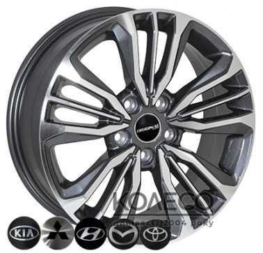 ZF TL1441NW W6.5 R17 PCD5x114.3 ET45 DIA67.1 DarkGMF