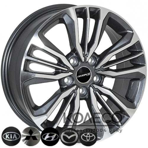 ZF TL1441NW W6.5 R17 PCD5x114.3 ET45 DIA67.1 DarkGMF