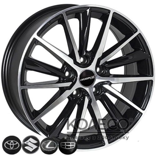 ZW BK5809 W7 R17 PCD5x114.3 ET40 DIA60.1 BP