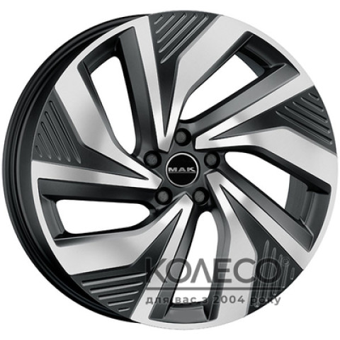 Mak Electra W8 R19 PCD5x112 ET45 DIA57.1 black mirror