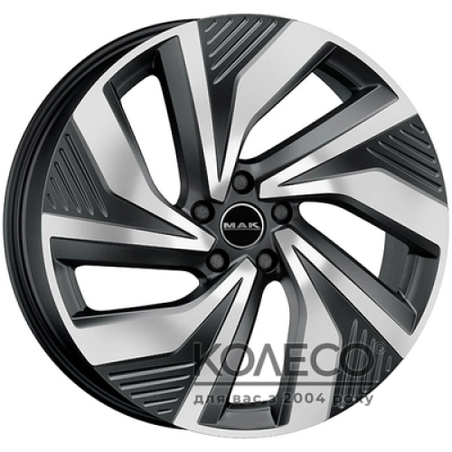 Mak Electra W8 R19 PCD5x112 ET45 DIA57.1 black mirror