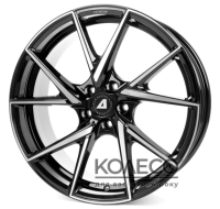 Диски Alutec ADX.01 W8.5 R18 PCD5x112 ET30 DIA70.1 diamond black front polished
