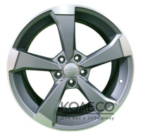 Диски Replica Audi R6101 W8 R18 PCD5x112 ET35 DIA66.45 SGMF