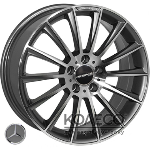 Zorat Wheels MB139 W7.5 R17 PCD5x112 ET37 DIA66.6 GMF
