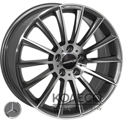 Zorat Wheels MB139 W7.5 R17 PCD5x112 ET37 DIA66.6 GMF
