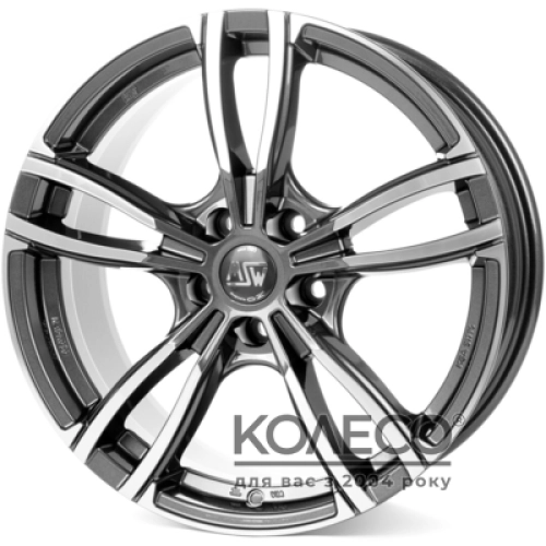 MSW 73 W8.5 R19 PCD5x120 ET47 DIA72.6 graphite polished