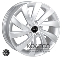 Диски JH H664 W6 R16 PCD5x100 ET40 DIA57.1 silver