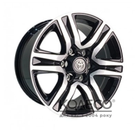 Диски Replica TY718 W7.5 R17 PCD6x139.7 ET25 DIA106.1 BKF