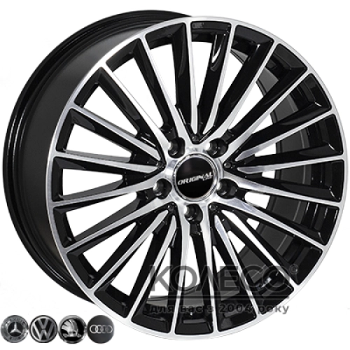Zorat Wheels BK5909 W7.5 R17 PCD5x112 ET40 DIA66.6 BP