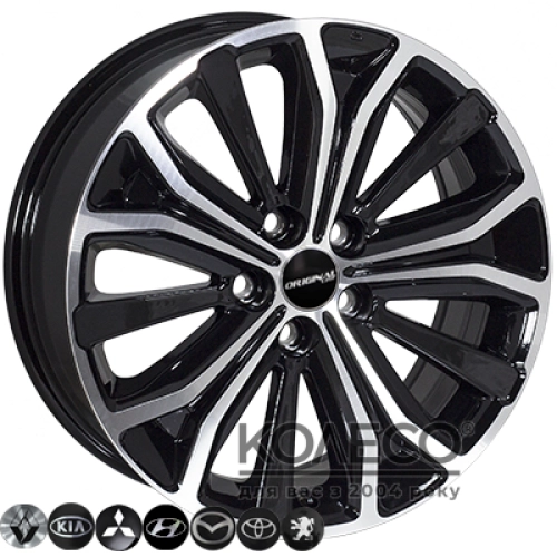 ZW BK591 W7 R17 PCD5x114.3 ET46 DIA67.1 BP