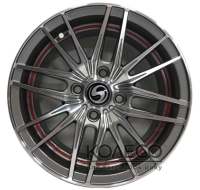 Диски Sportmax Racing T-1052 W6 R14 PCD4x100 ET35 G4R7
