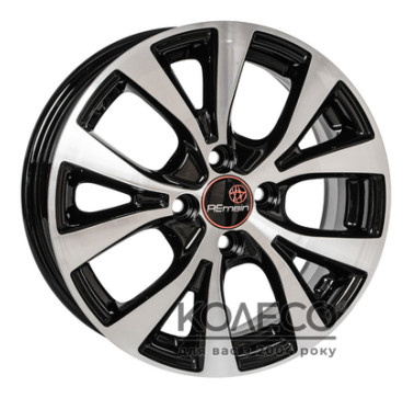 Remain R161 W6.5 R15 PCD4x100 ET48 DIA54.1 Алмаз черн