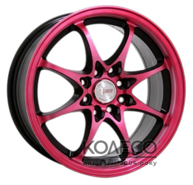 Lawu ZL-1464 W6 R14 PCD4x100/114.3 ET38 DIA73.1 MBRED