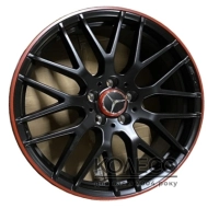Диски Replica Mercedes (MR05) W8 R19 PCD5x112 ET48 DIA66.6 MBLR