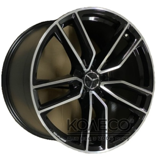 Replica MR5610 W10 R21 PCD5x112 ET54 DIA66.6 BKF