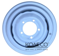 Диски Кременчуг Трактори Т-16, Т-25, Т-40, сівалки W4.5 R16 PCD5x175 ET-25 DIA135 Gray