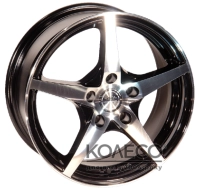 Диски League 227 W7 R16 PCD5x114.3 ET40 DIA73.1 BKF