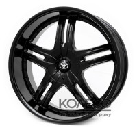 Диски Replica Toyota M10 W9.5 R22 PCD6x139.7 ET18 DIA106.1 Black